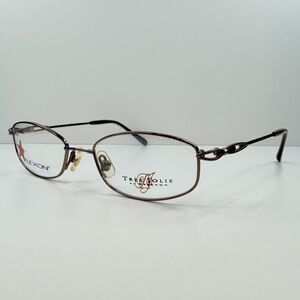 TRES JOLIE MARCHON EYEGLASSES  414F NUTMEG FLEXON TRES JOLIE GLASSES 52•18•135